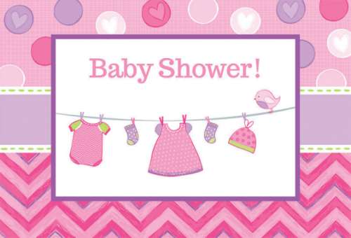 Baby Shower Girl Invitations - Click Image to Close